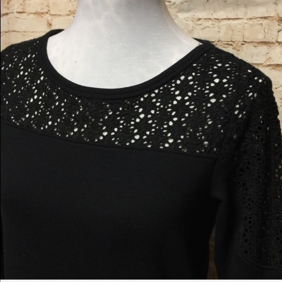 Express Eyelet Inset Sweatshirt - Picture 4 of 8